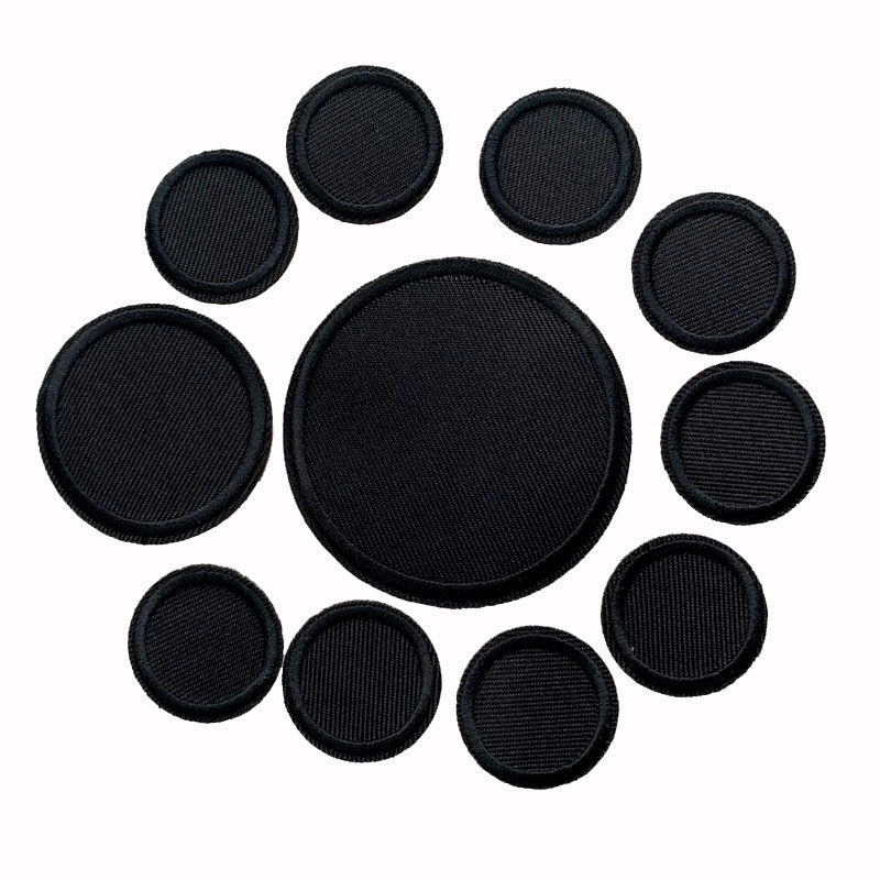 Velcro Sew On - Patchs ronds noirs pour vêtements, 5