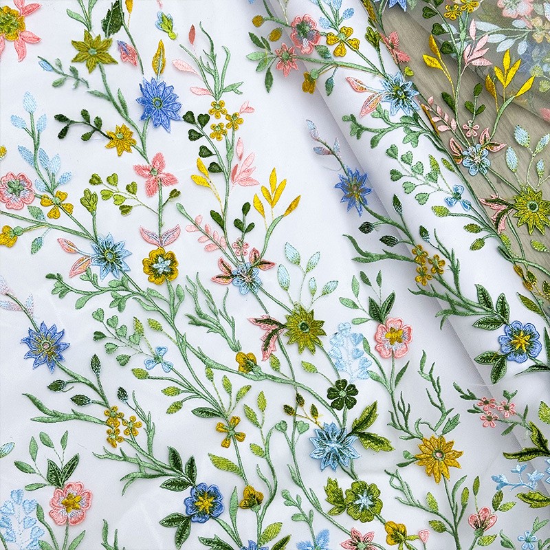 Tissu en dentelle de tulle bro - Textile And Sewing Supply avis et prix