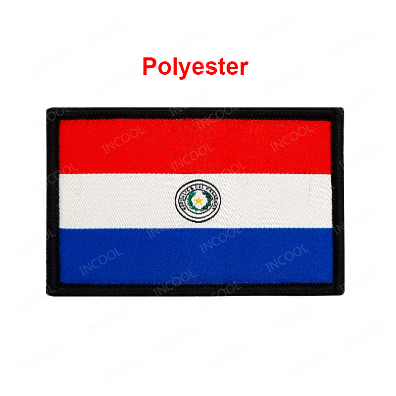 Patch brodé drapeau du Paragua - Velcro Sew On avis et prix