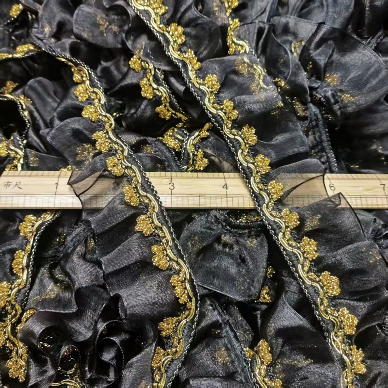 3Yards5cm dentelle plissée pol - Textile Sewing Factory avis et prix