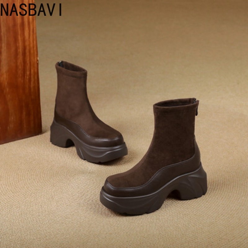 Bottes courtes noires à talons - Sewing Fleece avis et prix