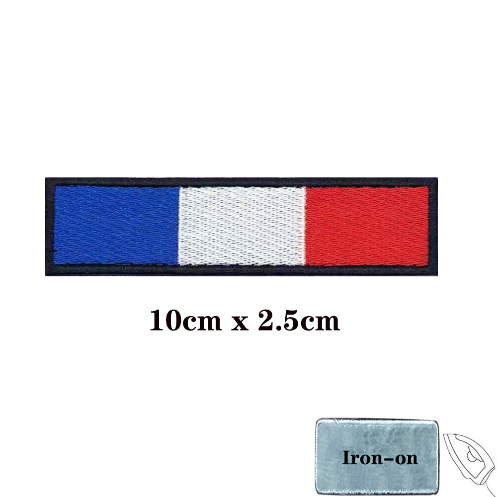 Brassard drapeau National de F - Velcro Sew On avis et prix