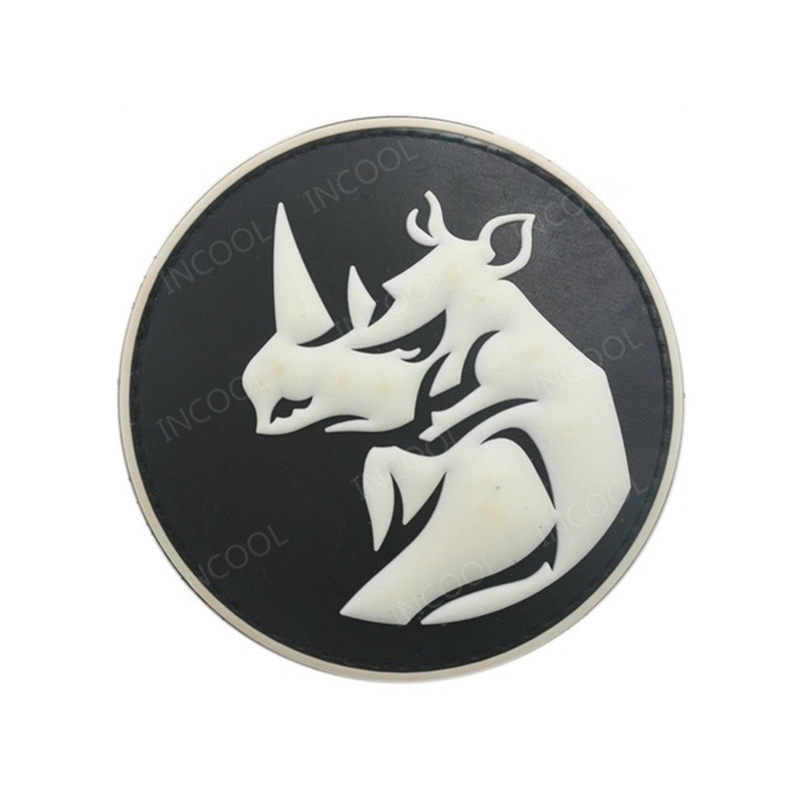 Patch en PVC tête de rhinocéro - Velcro Sew On avis et prix