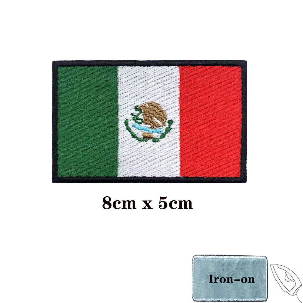 Drapeau mexicain patchs du mex - Velcro Sew On avis et prix