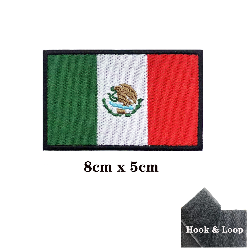 Drapeau mexicain patchs du mex - Velcro Sew On avis et prix